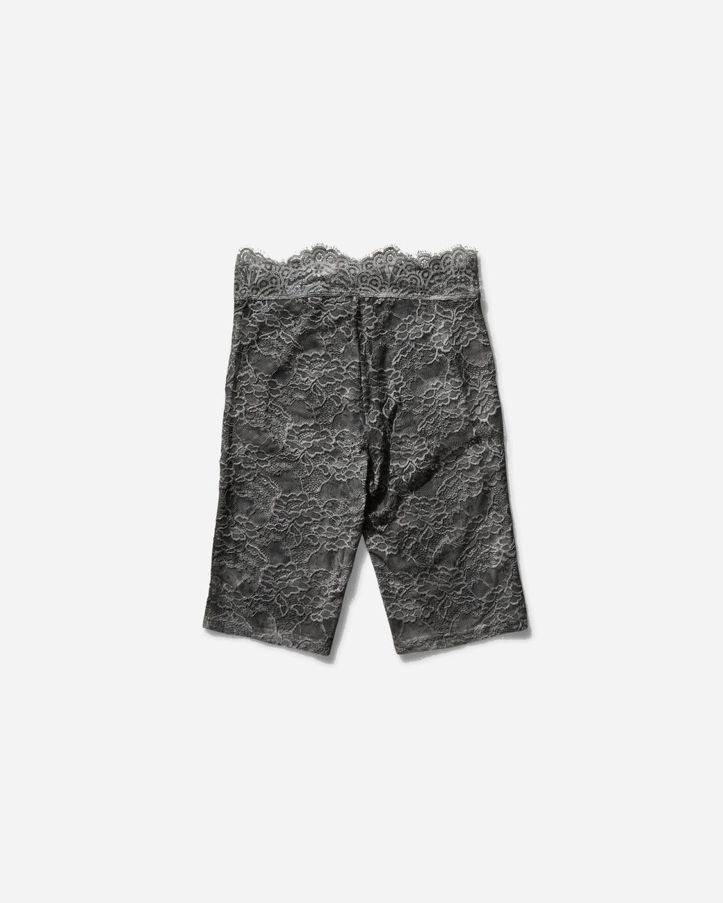 Guess Gray Women S Lace Biker Shorts Washed Out