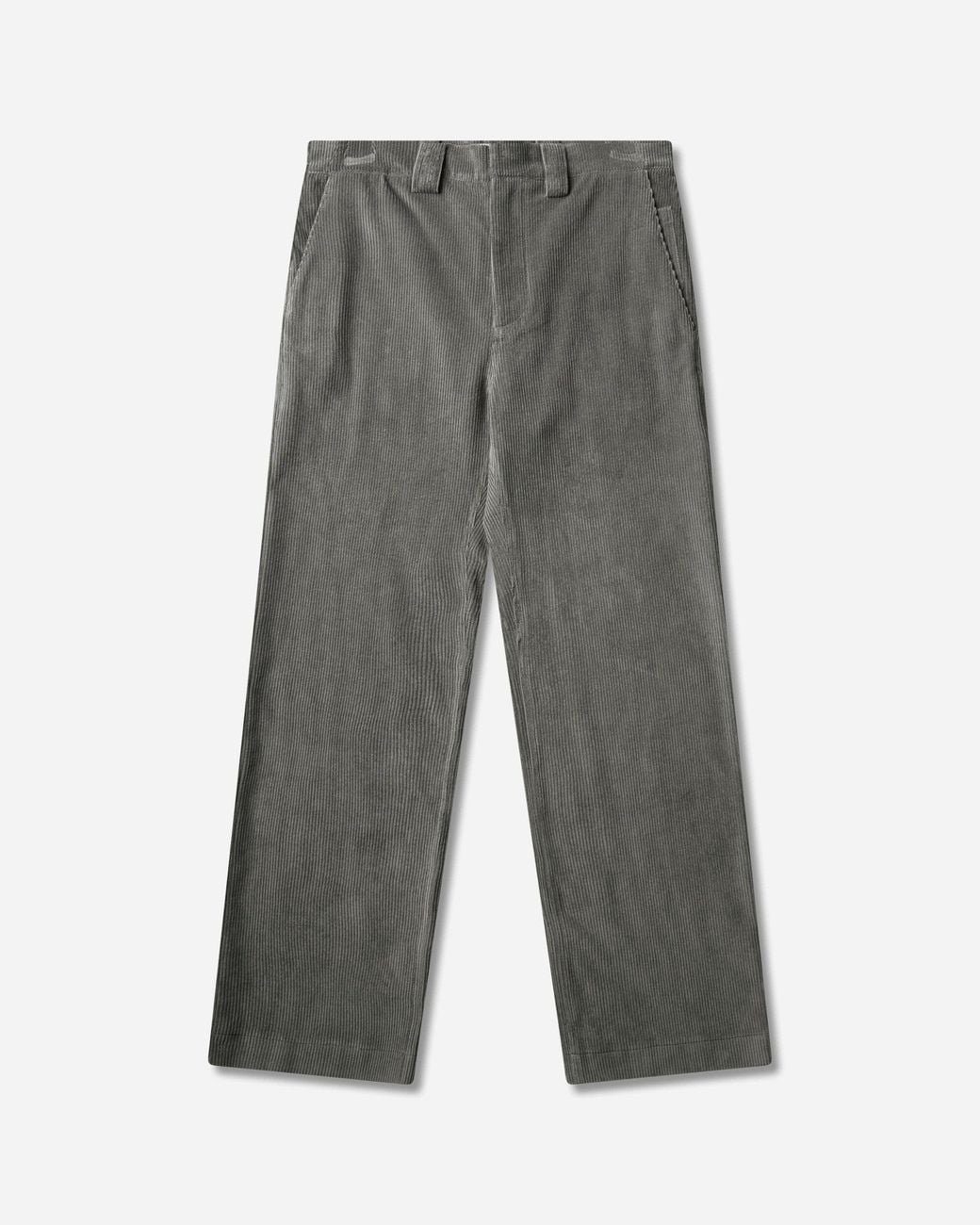 BERNER KUHL Gray S Night Trousers Dyed Cord Stone for men