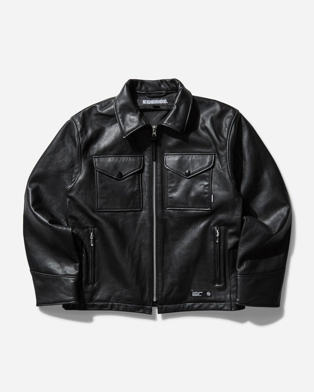 【NEIGHBORHOOD】LEATHER PM JACKET Neighborhood Men S Leather Pm Jacket in Black for Men | Lyst