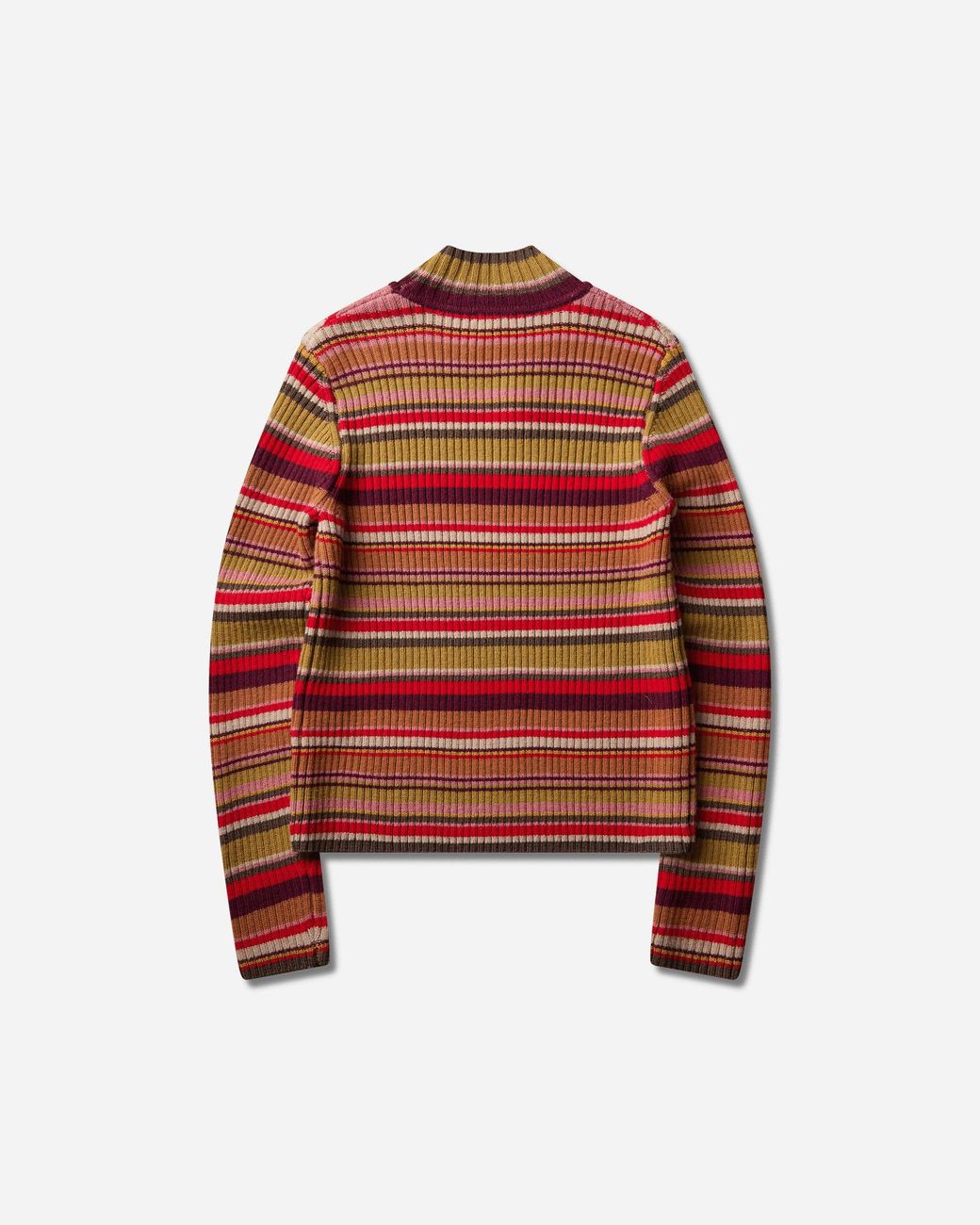 Dries Van Noten Red S Ribbed Wool Sweater for men