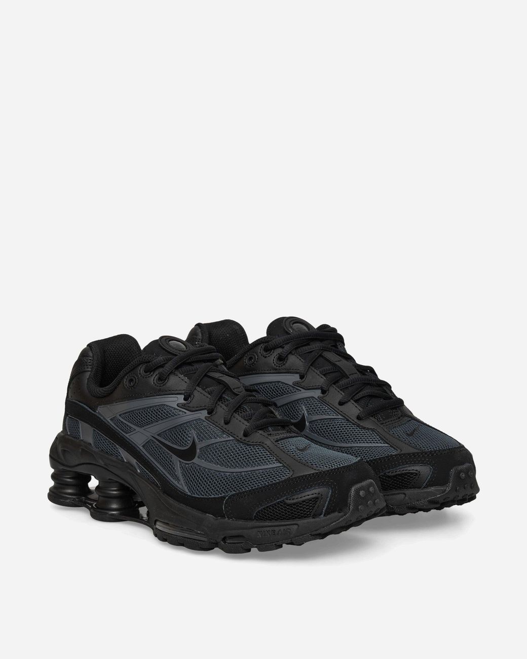 Nike Black Shox Ride 2 Sneakers Dark Smoke for men