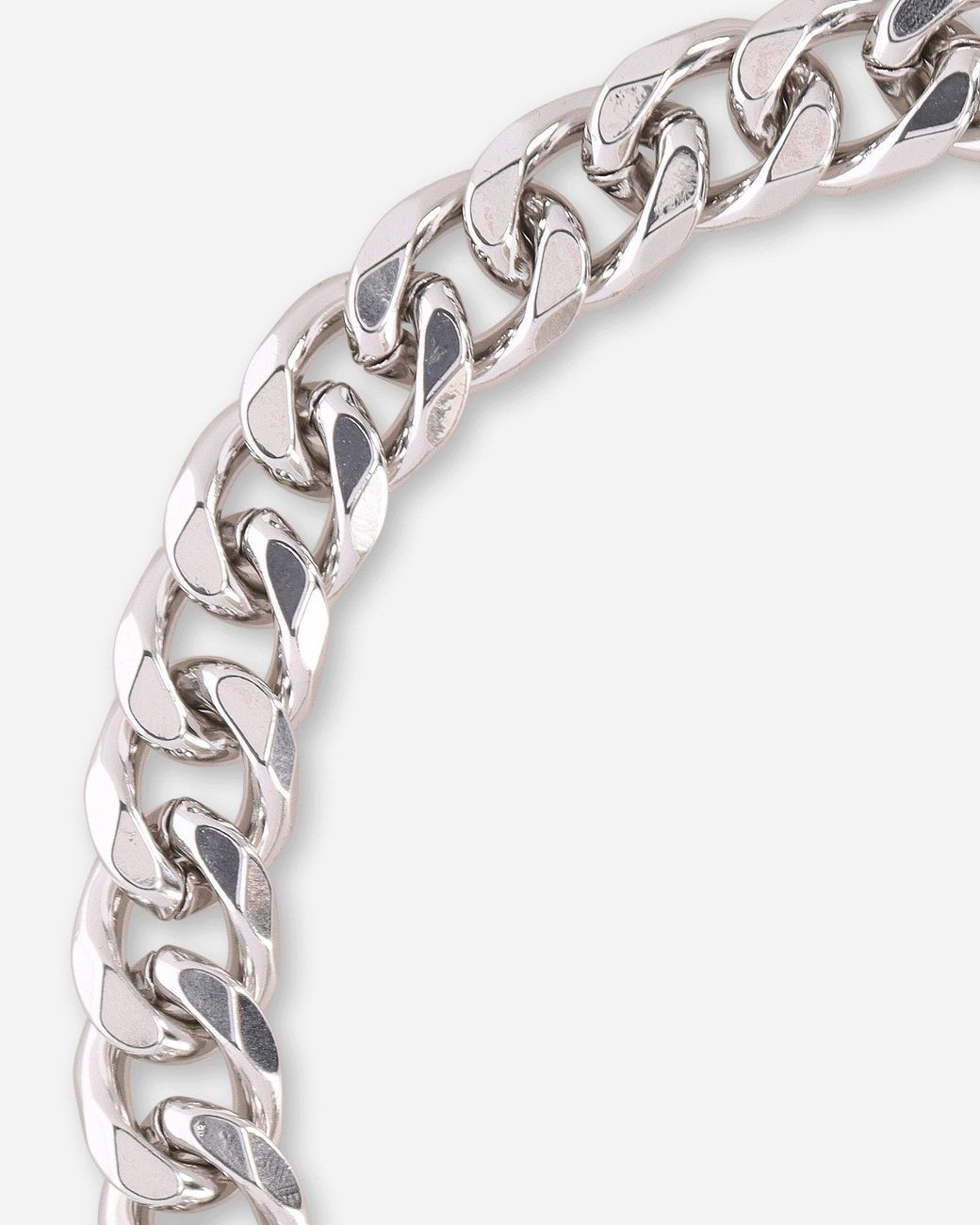 Aries Metallic Column Carabiner Necklace for men