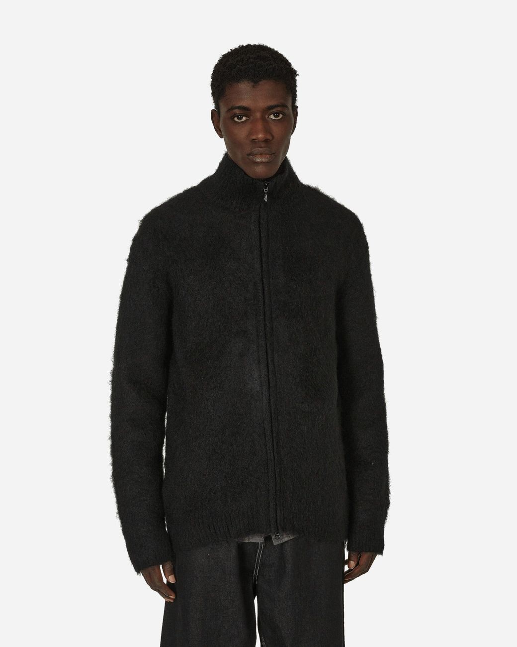 Needles Zipped Mohair Cardigan ブラック ニードルズ/Needles Zipped Mohair Cardigan - Solid（全4色