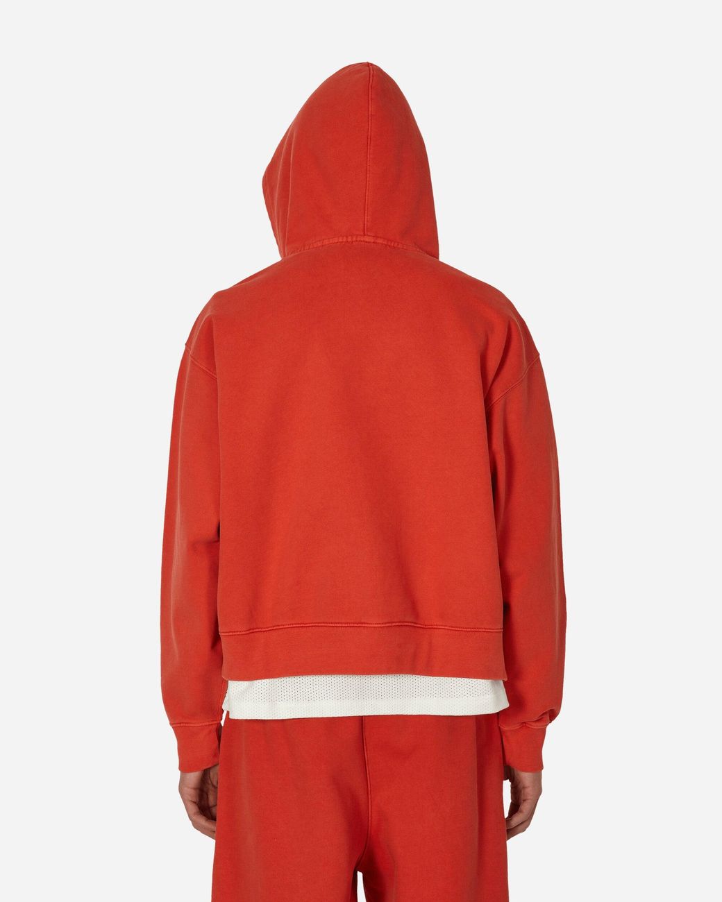 Nike Stussy Full zip Fleece Hoodie Habanero Red for Men Lyst