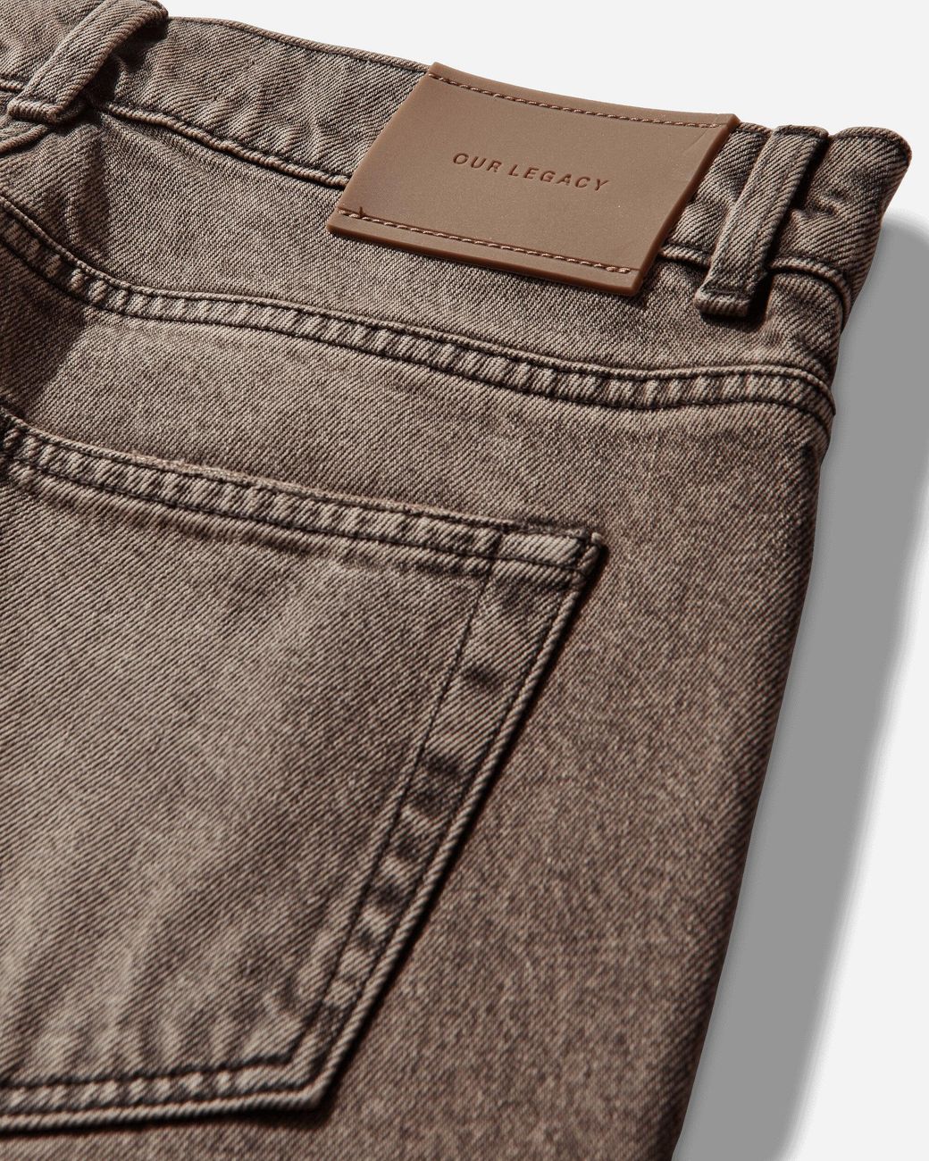 Our Legacy Brown S Carlson Cut Jeans Clay Breeze Wash for men
