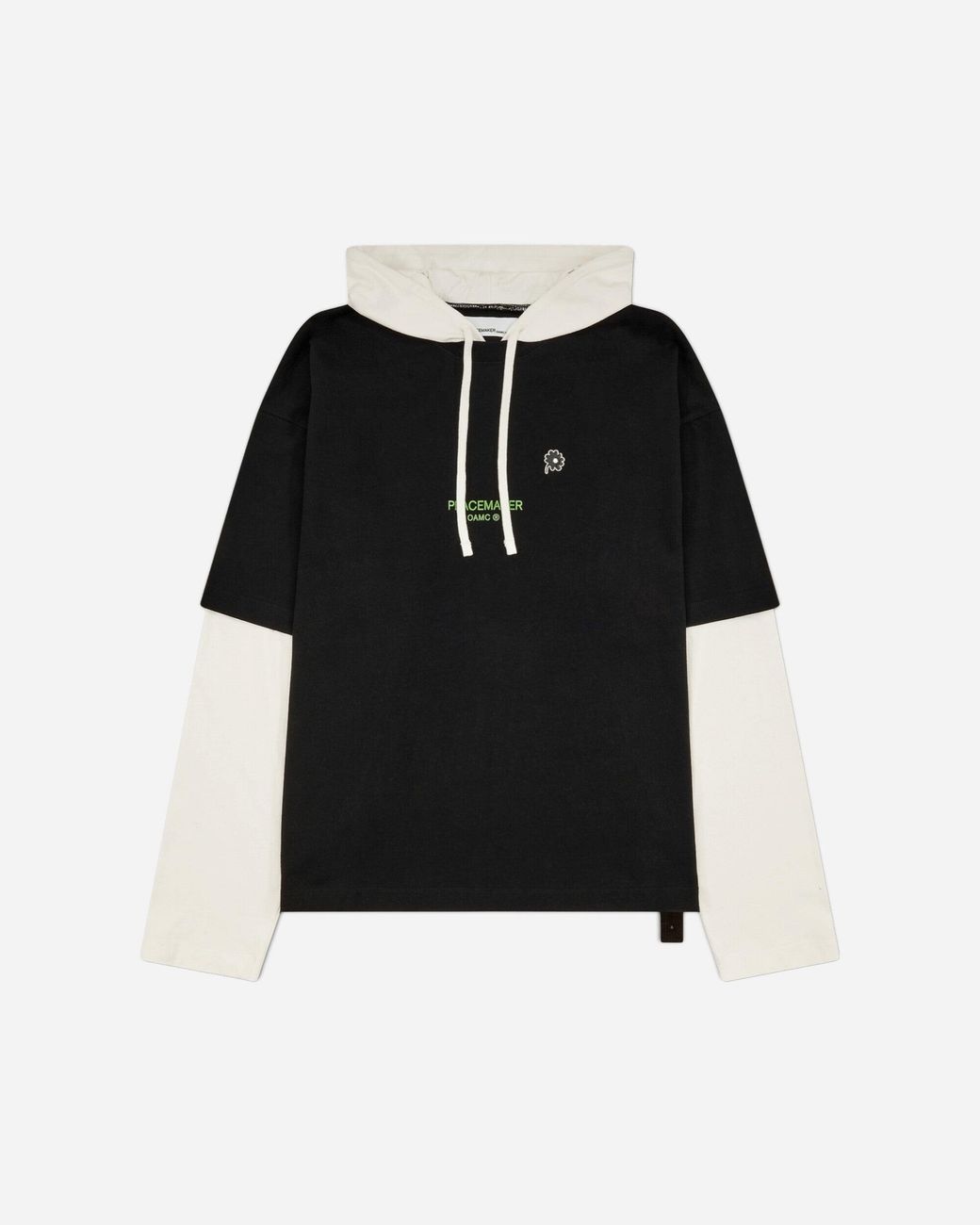 Oamc Peacemaker Black S Dynamo Print Hooded T-Shirt for men