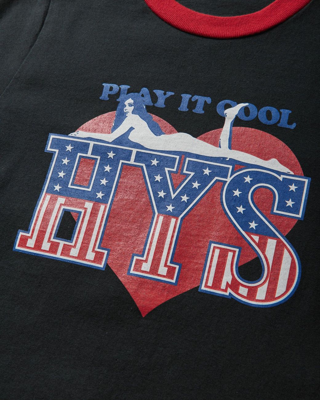 Hysteric Glamour Black S Play It Cool T-Shirt for men