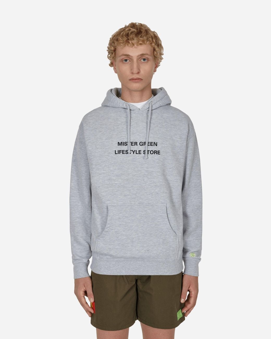 Mister Green Gray No 1 Hoodie for men