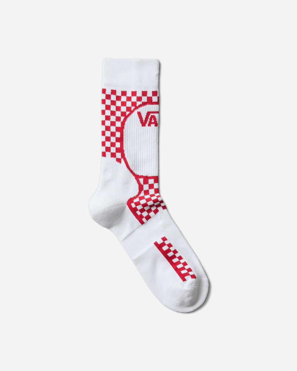 Vans White Act Of Disagreement Checker Socks for men
