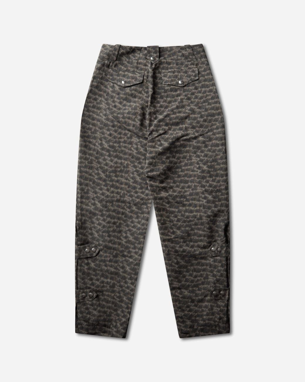 Kiko Kostadinov Gray S Peregrine Trousers Feather Print