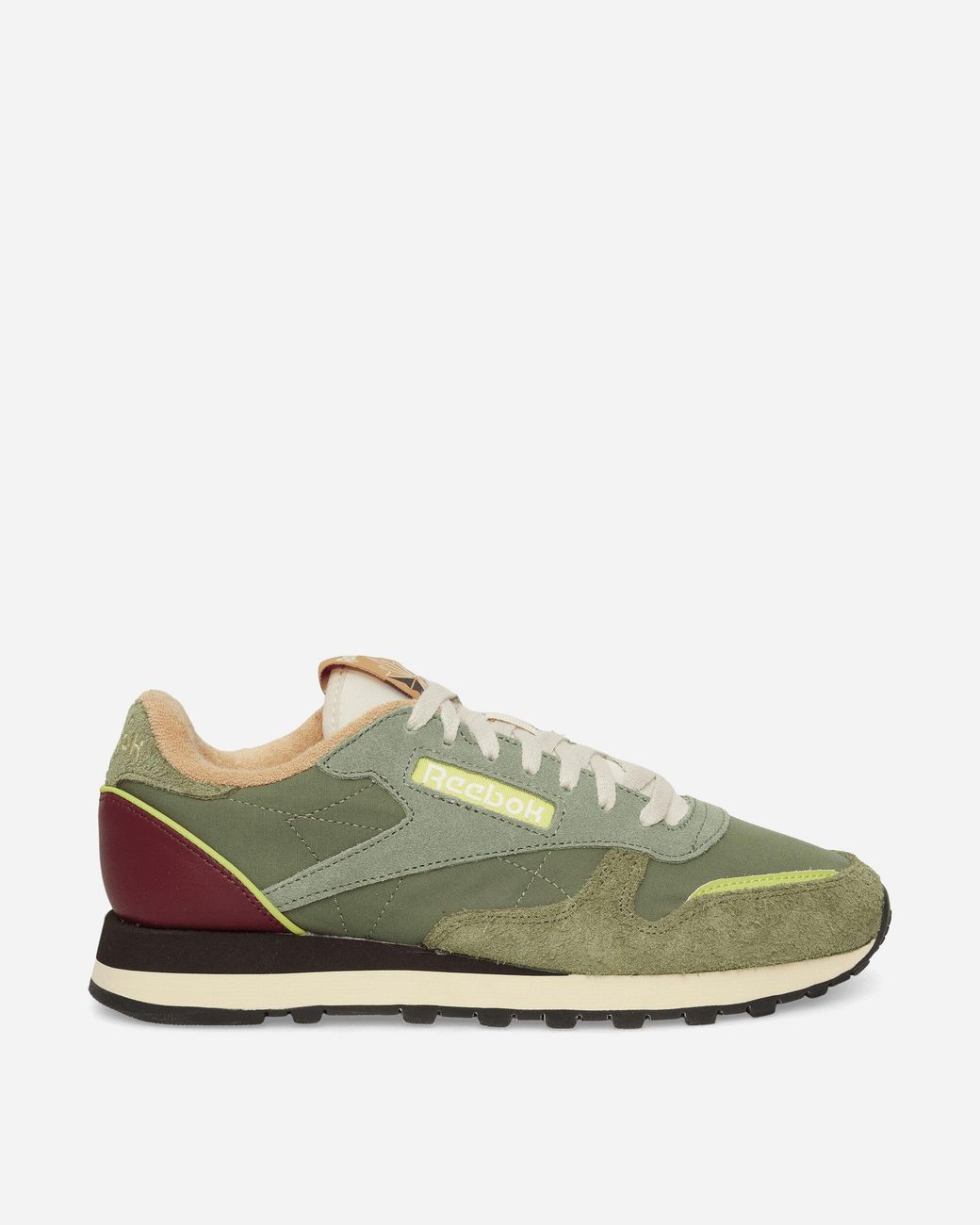 Reebok Green Classic Leather Premium Sneakers Grit for men