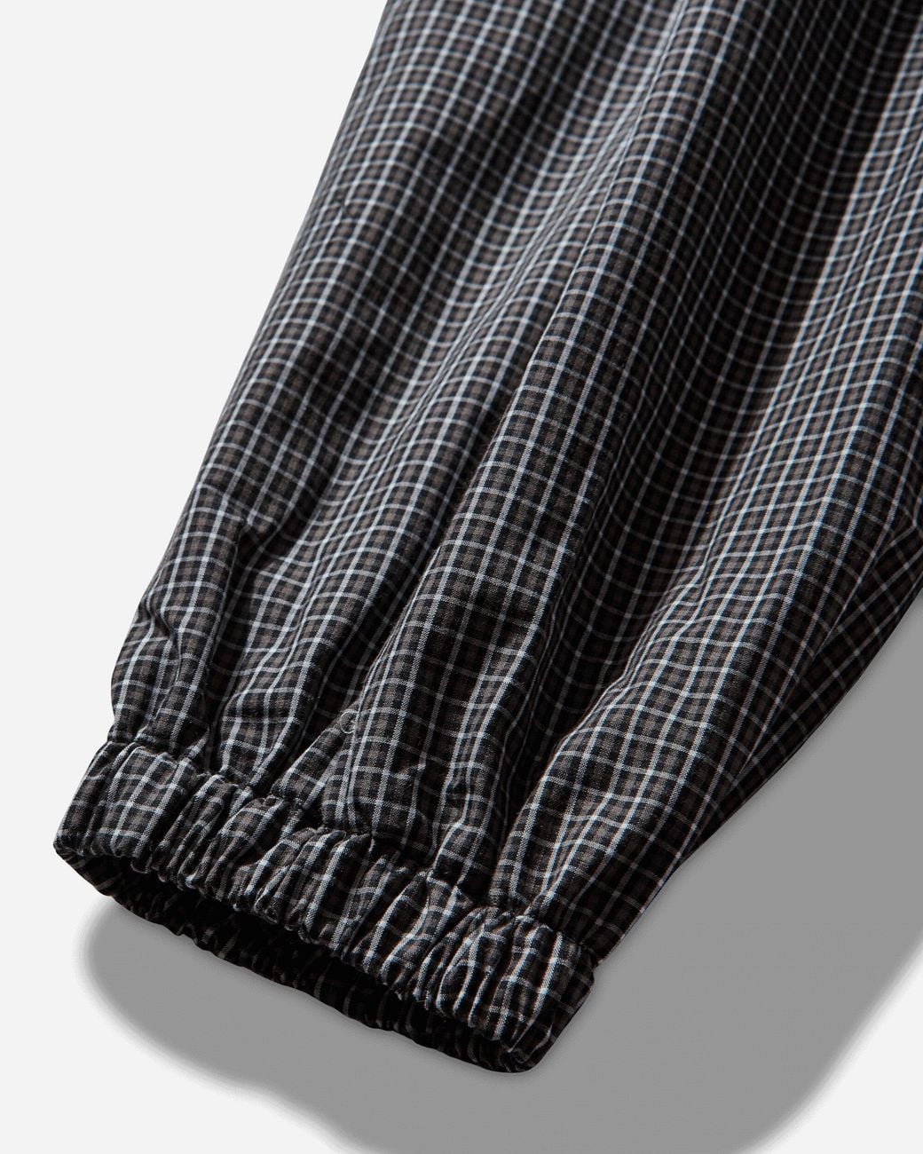 Umbro Gray Gingham Masked Shirt Coffee for men