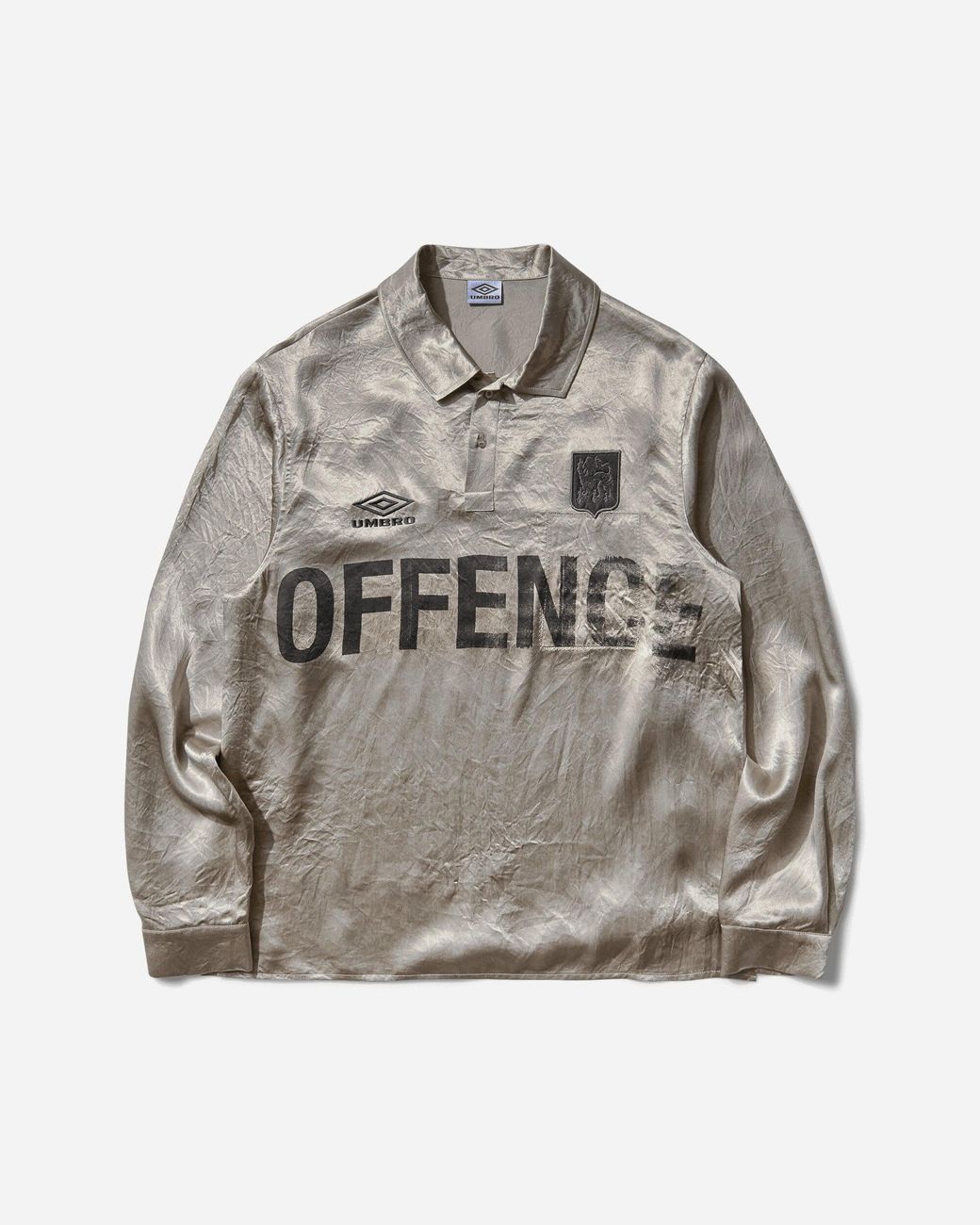 Umbro Satin Enfield Shirt Pearl in Grey for Men | Lyst UK