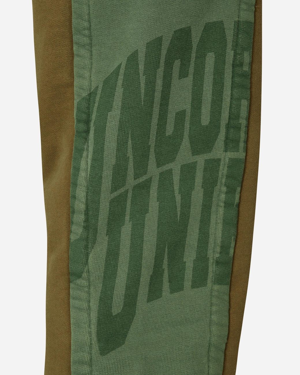 SLAM JAM Green Panel Sweatpants for men