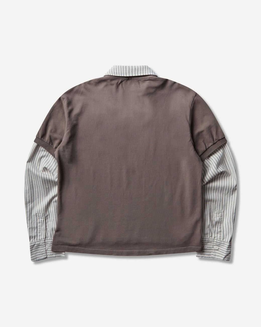 Protocol Index Gray S Layered Polo Shirt Taupe for men