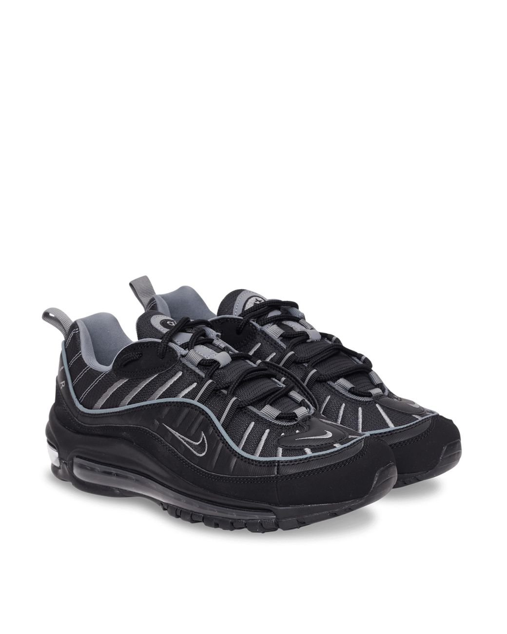 Nike Synthetic Air Max 98 Running Shoes in Black/Black (Black) for Men |  Lyst Australia