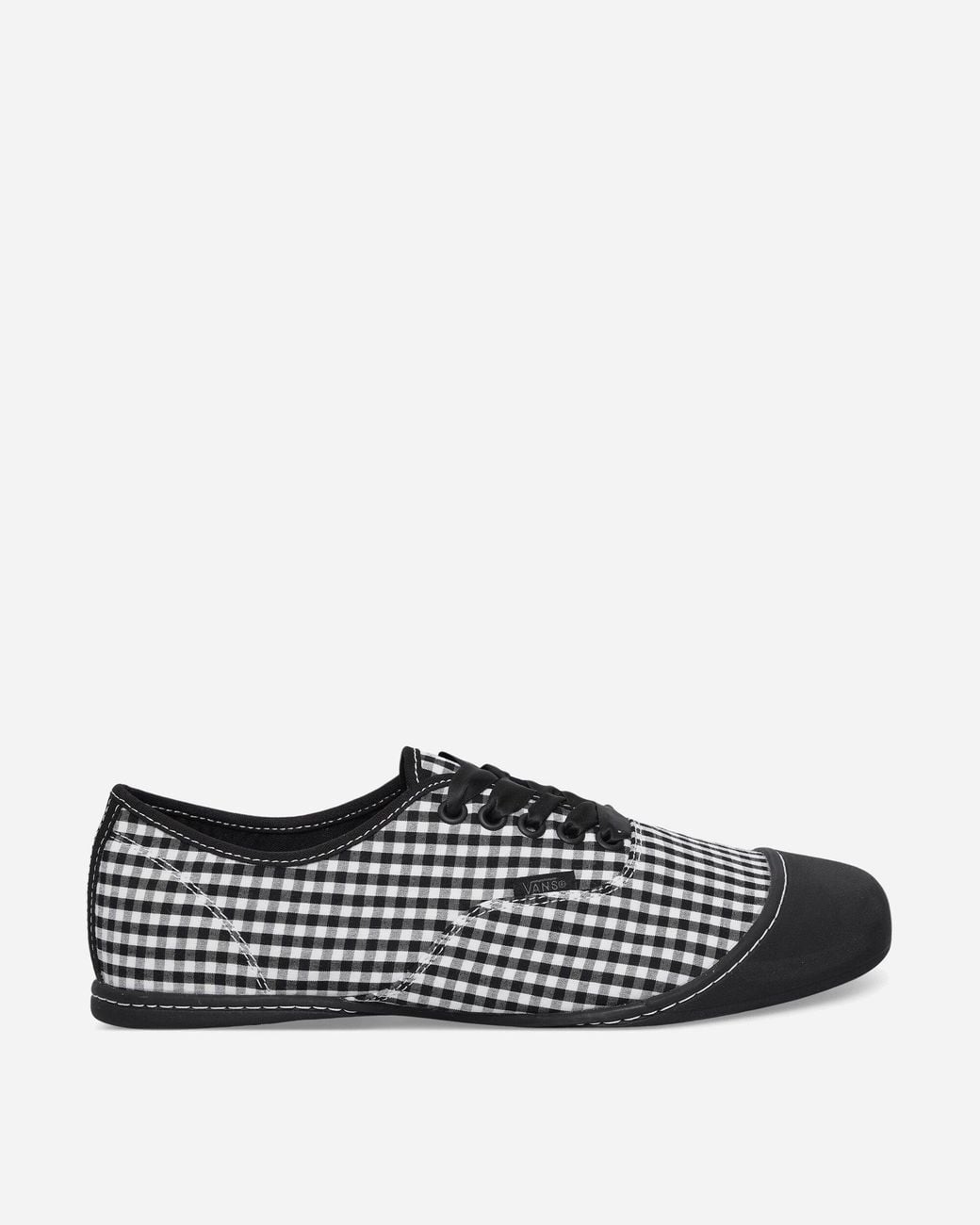 Vans White Authentic Prima Gingham Sneakers for men