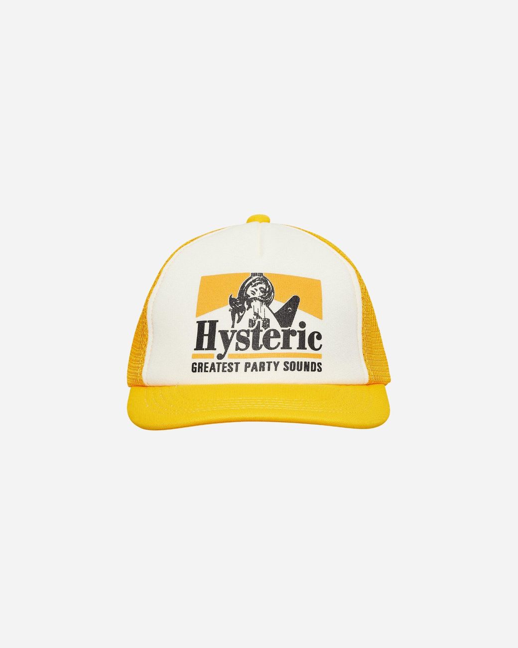 Hysteric Glamour Guitar Girl Trucker Hat in Yellow for Men | Lyst