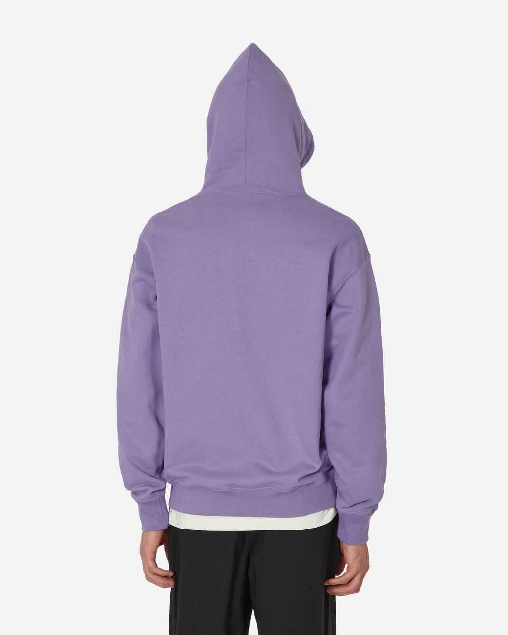 Nike Solo Swoosh Hooded Sweatshirt Space Purple for Men | Lyst