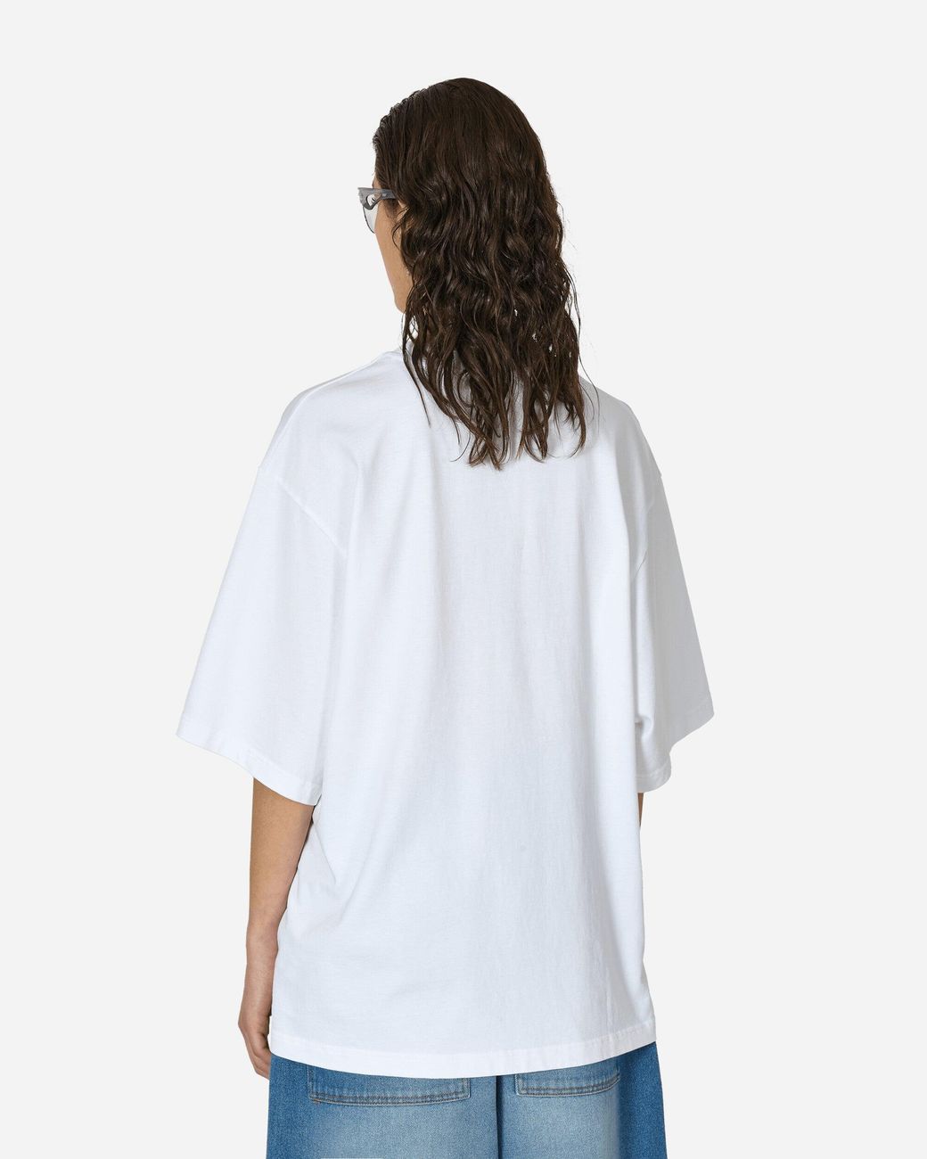 Abra White Chic Oversized T-Shirt