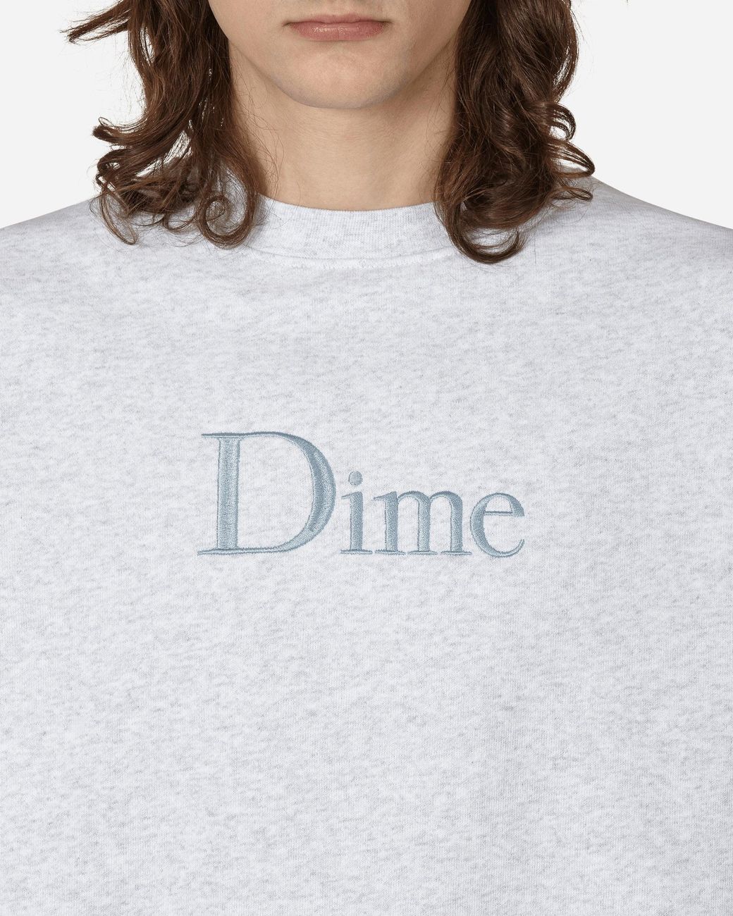 Dime Classic Logo Crewneck Sweatshirt in White for Men | Lyst