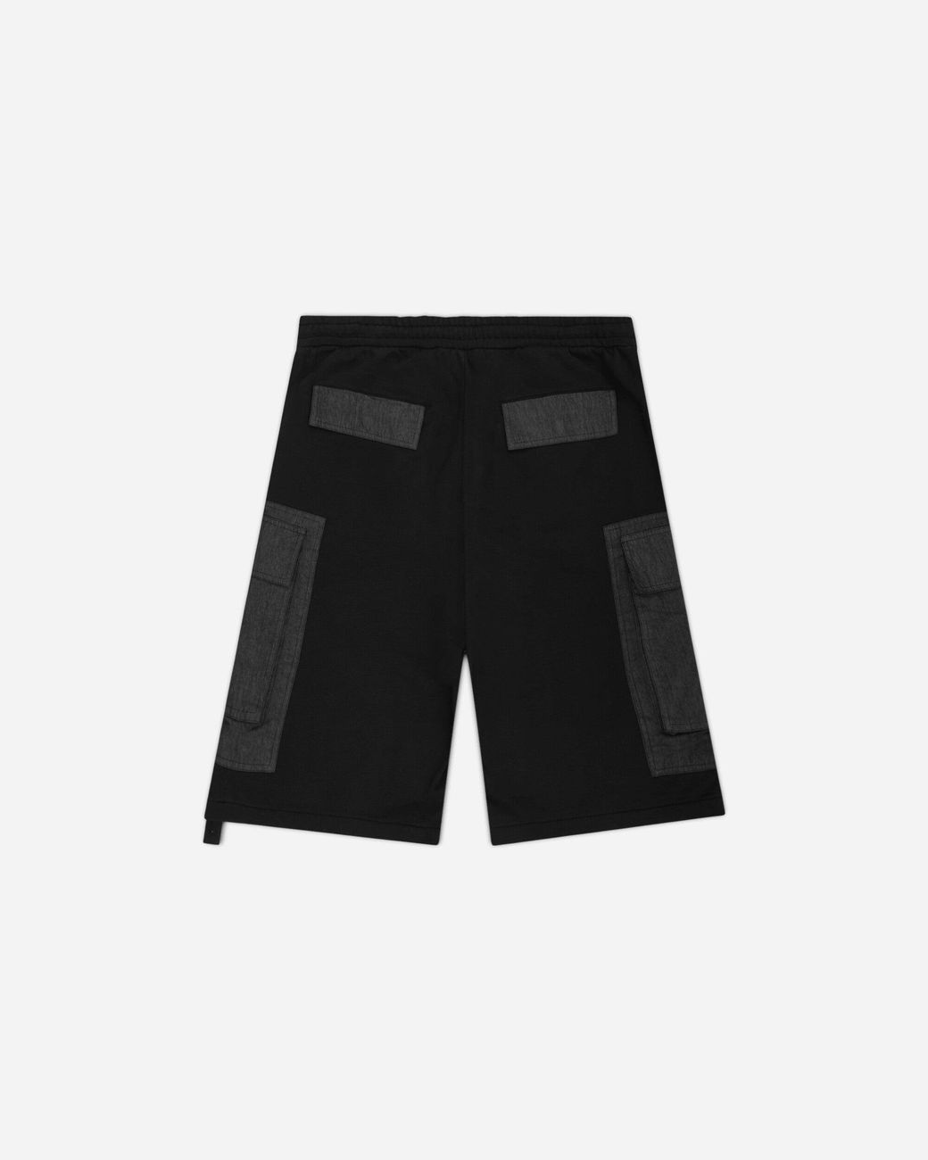 Oamc Peacemaker Black Cargo Sweatshorts for men