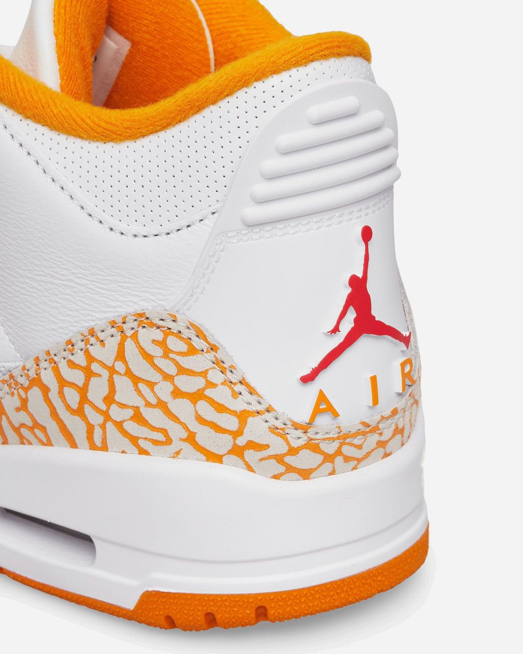 Nike White S Air Jordan 3 Retro Sneakers Peel