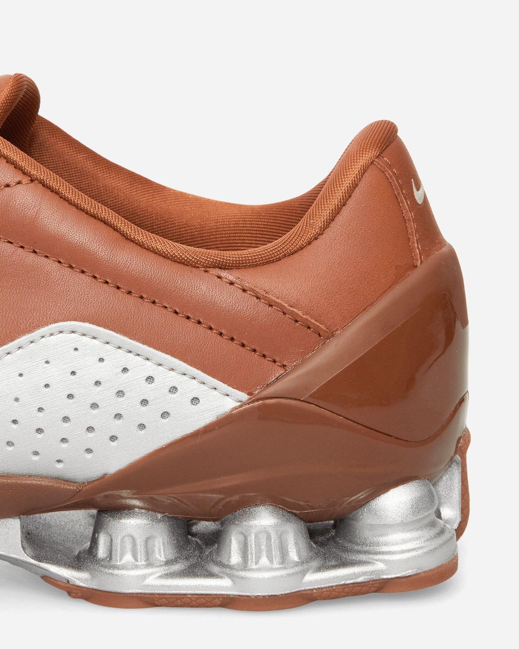 Nike Brown Women S T90 Shox Magia Sneakers Pecan / Metallic Silver