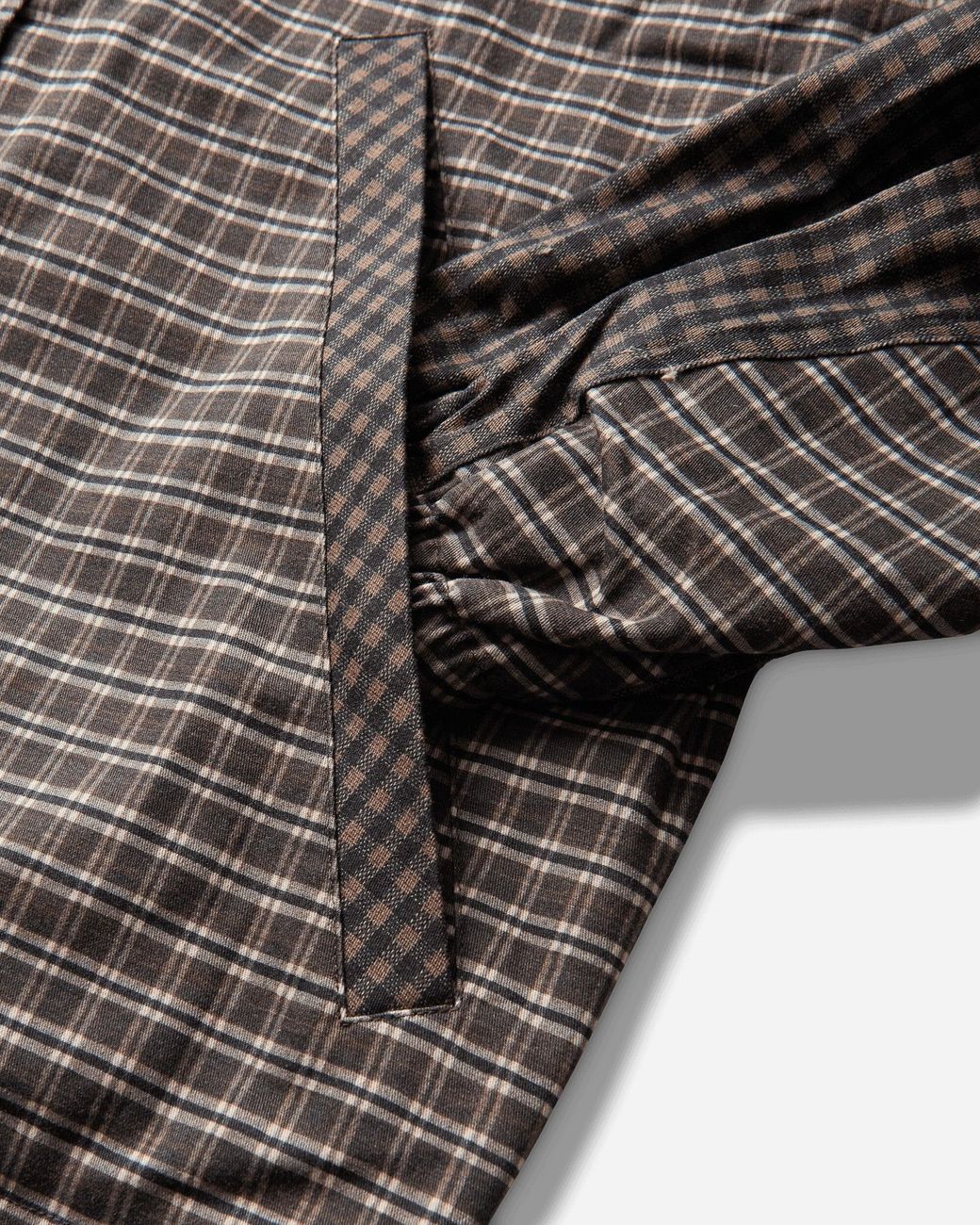 Umbro Gray Double Plaid Overshirt Dark for men