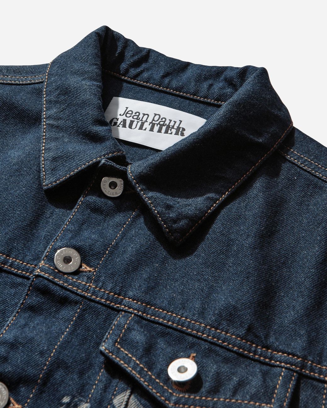 Jean Paul Gaultier Blue Women S Trompe L Œil Denim Jacket Indigo