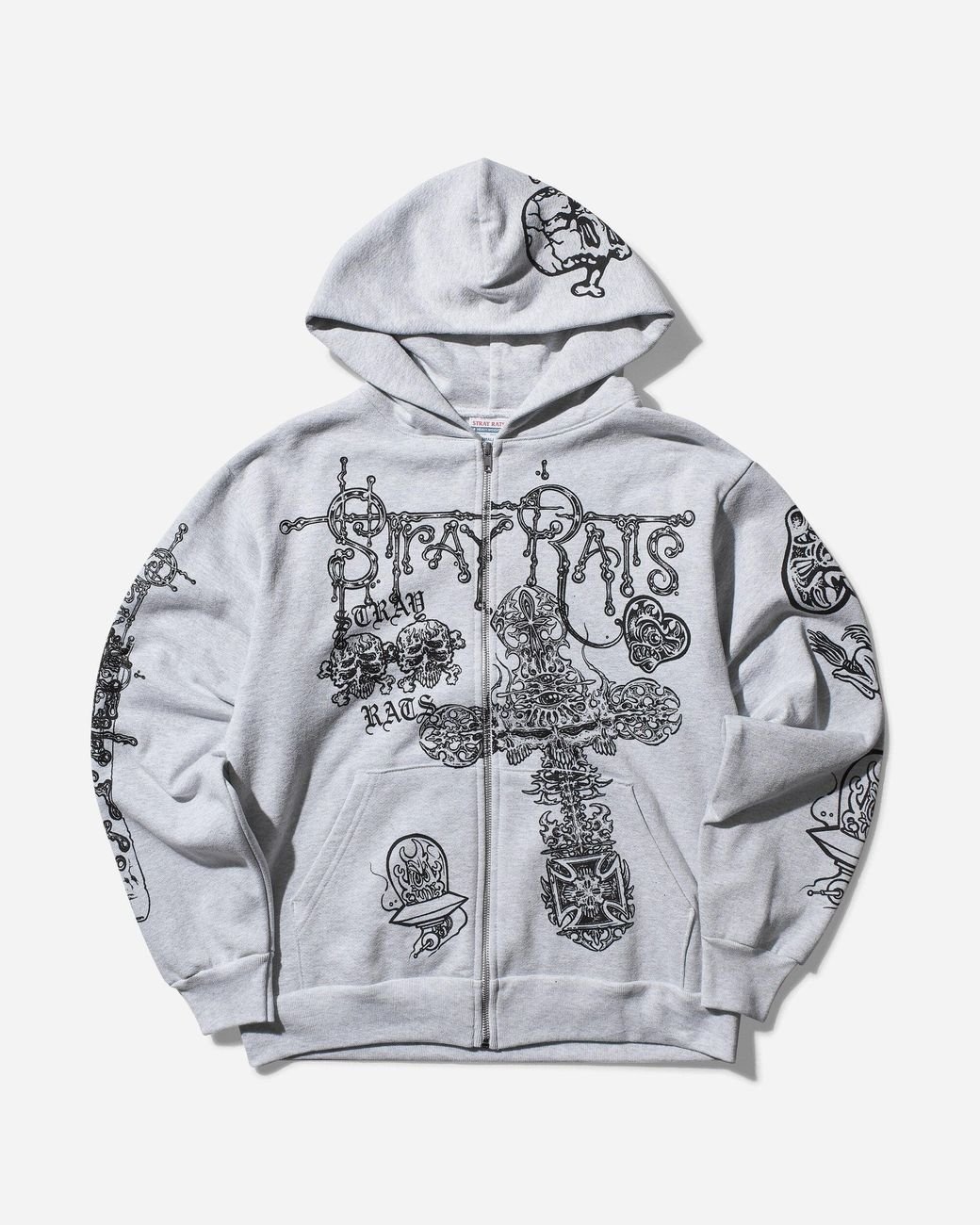 トップス 25SS RATS FLAG HOODIE Sewer Brigade Zip Hoodie – STRAY RATS