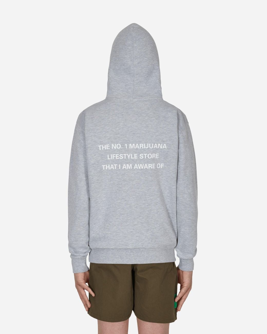 Mister Green Gray No 1 Hoodie for men