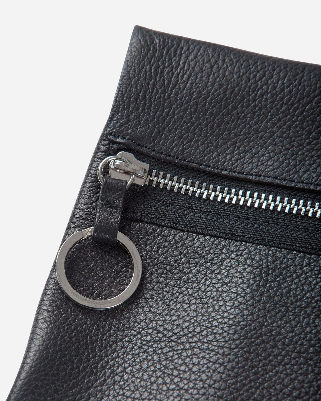 Undercover Black Deerskin Shoulder Bag for men