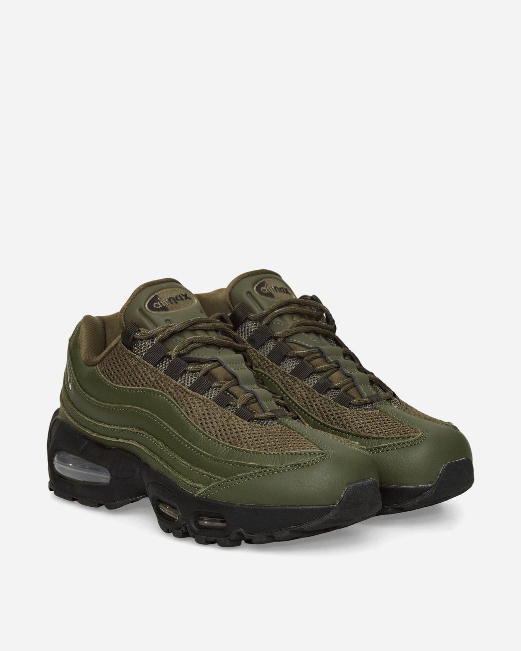Nike Black S Air Max 95 Sneakers Cargo Khaki Medium