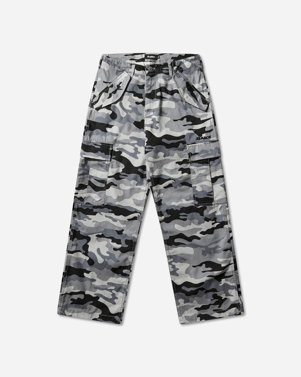 Xlarge White Men S Label Ripstop Cargo Pants for men