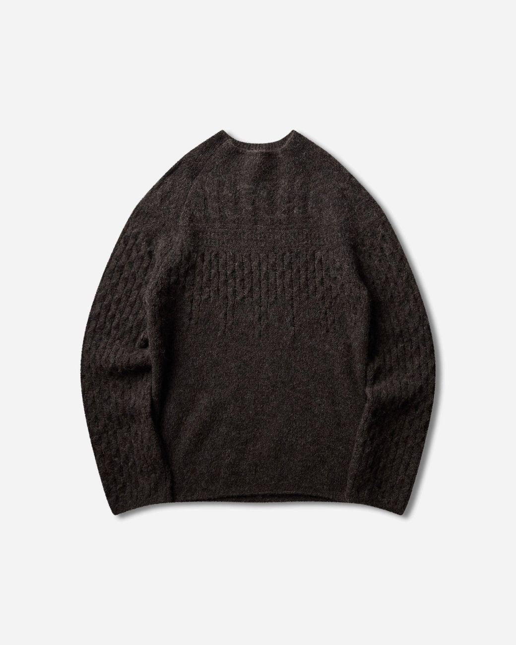 Our Legacy Black S Rider Popover Sweater Plum for men