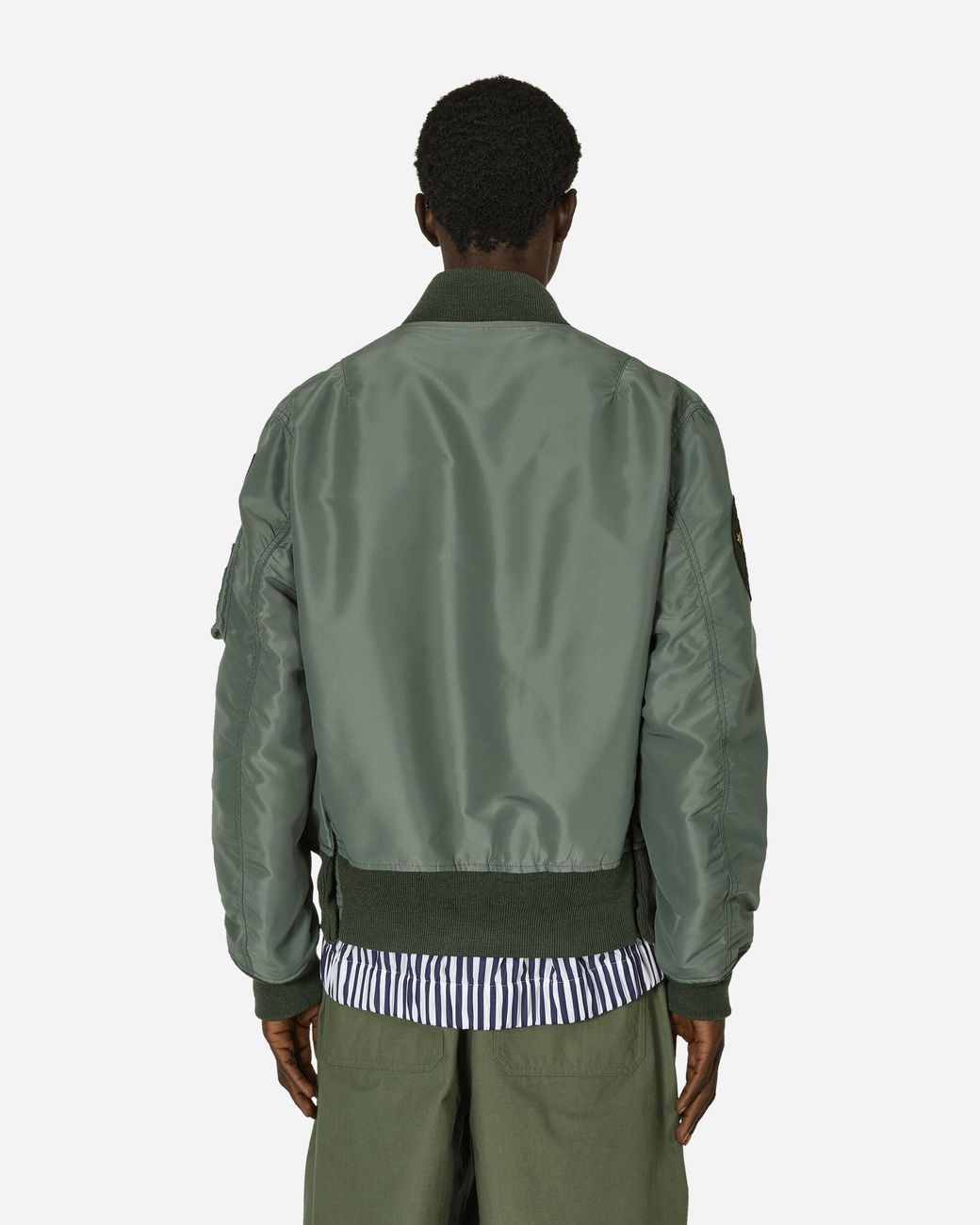 未使用品 sacai 24AW GONZ bomber JACKET 1 Sacai Gonz Nylon Twill Bomber Jacket Khaki in Green for Men | Lyst