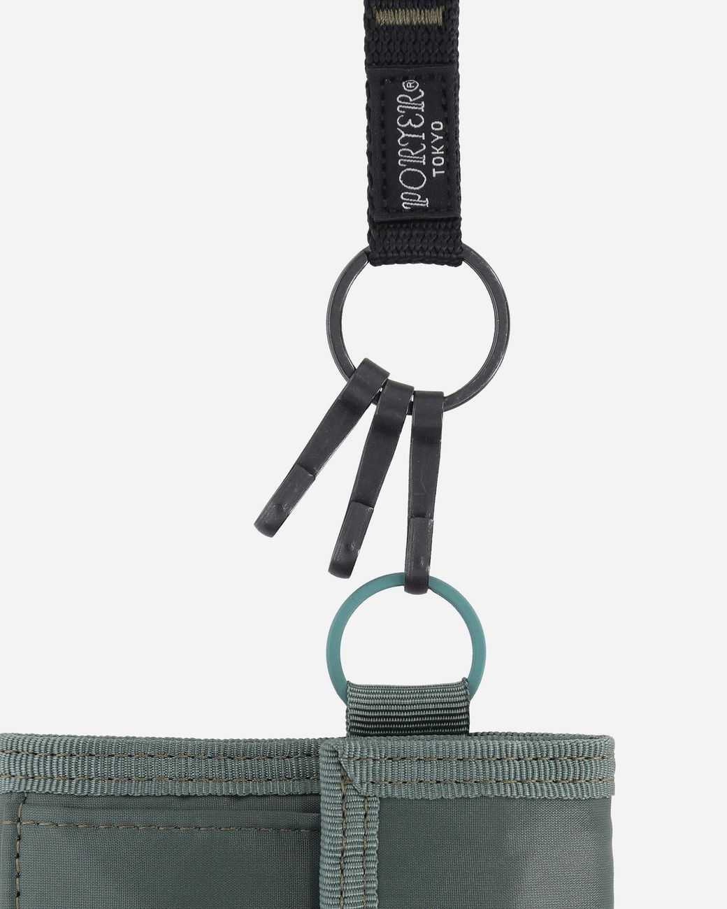 Porter-Yoshida and Co Gray Capsule Wallet Khaki for men