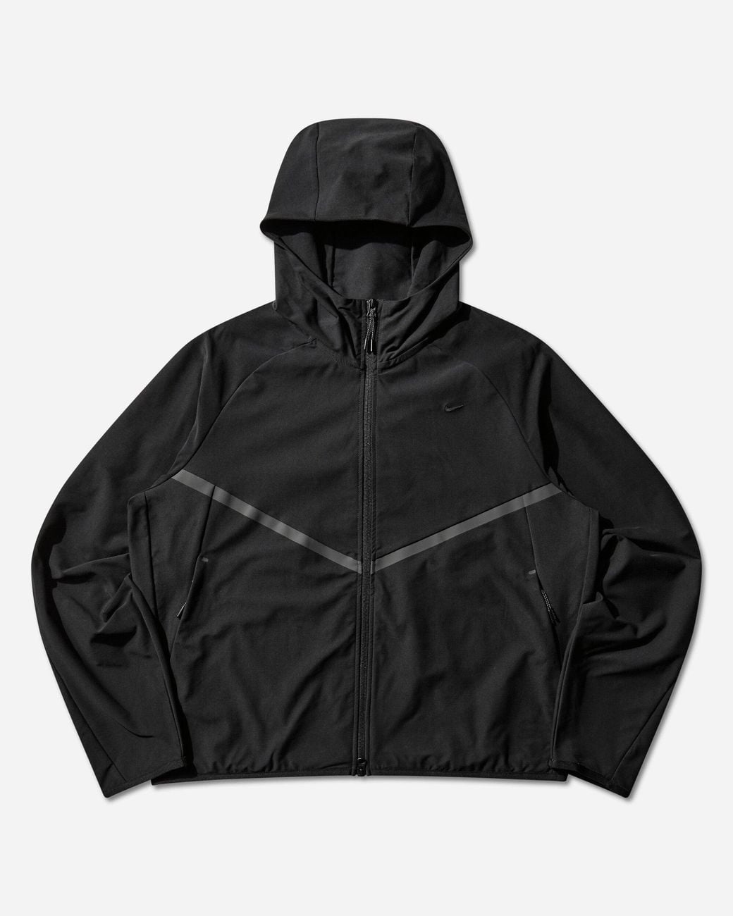 Nike Tech Knit Windrunner Jacket in Black for Men | Lyst
