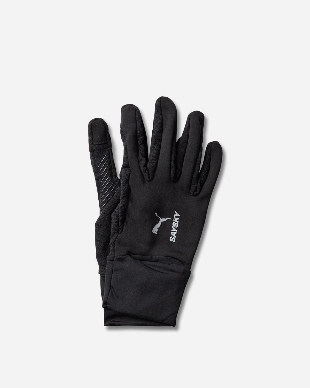 PUMA Black Saysky Storm Shield Fingered Gloves for men