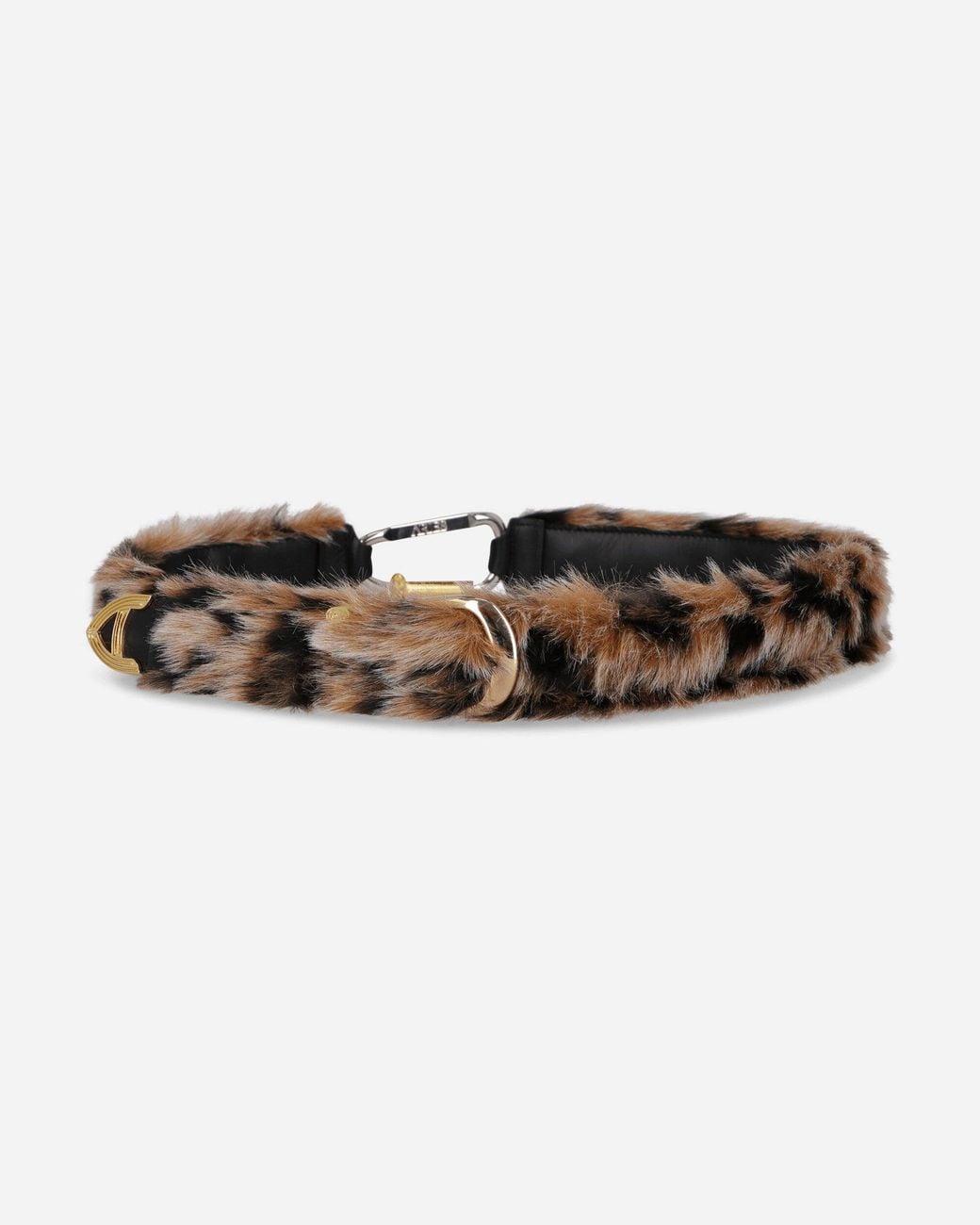 Aries Multicolor Faux Leopard Mazzo Belt Leopard for men