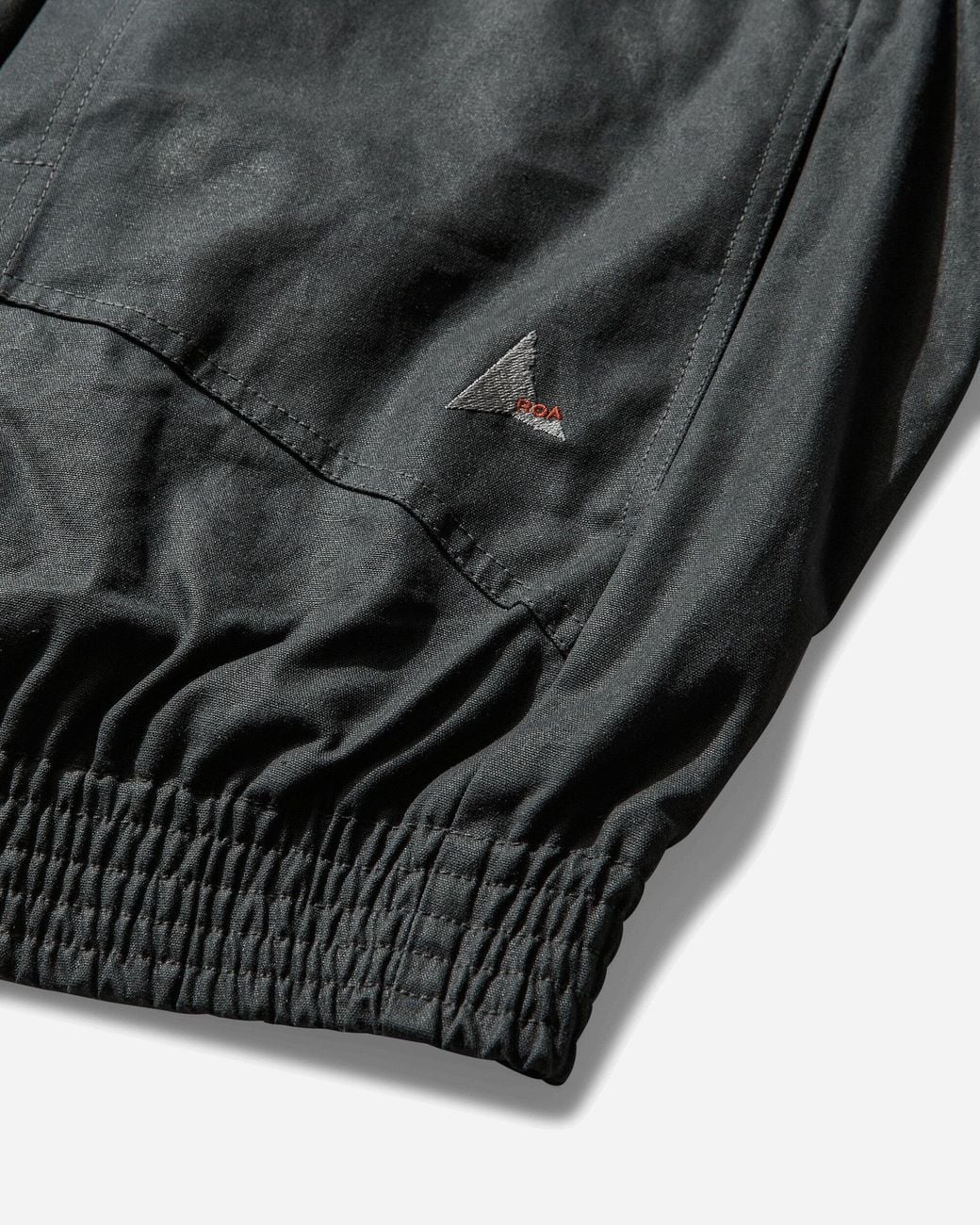 Roa Black S Pilot Waxed Canvas Jacket Dark for men