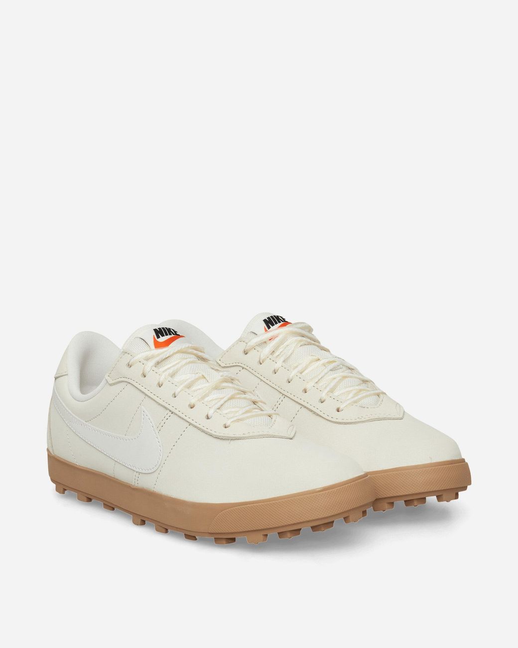 Nike White Astrograbber Sneakers Coconut Milk / Gum Light Brown for men