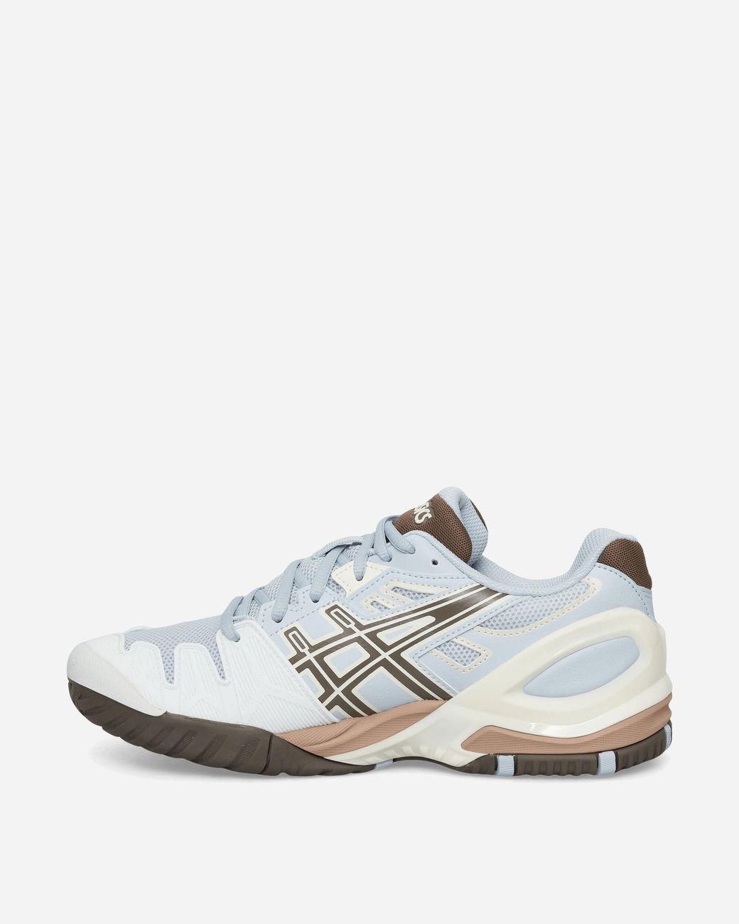 Asics White Gel-Resolution 5 Sneakers Storm Cloud Sepia for men