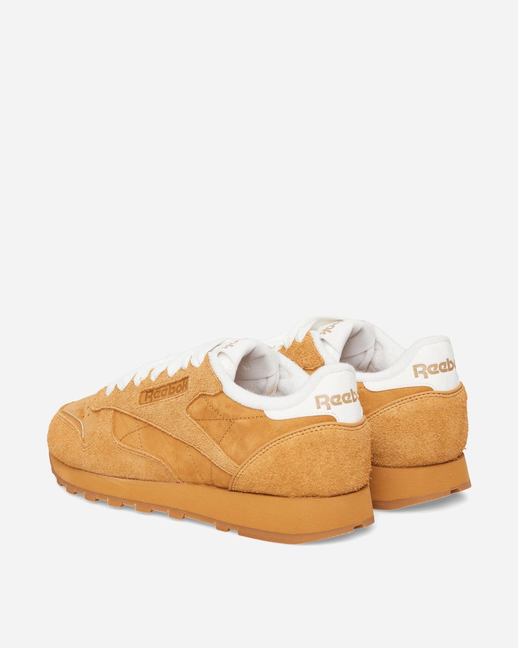Reebok Orange Classic Leather Premium Sneakers Camel for men