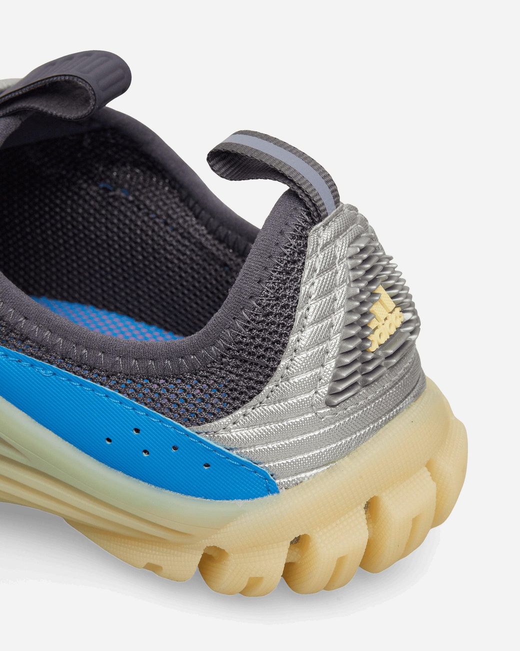 Adidas Blue Pharrell Williams Virginia Water Moc Shoes Lucid Ray / Silver Metallic / Aurora Onix for men