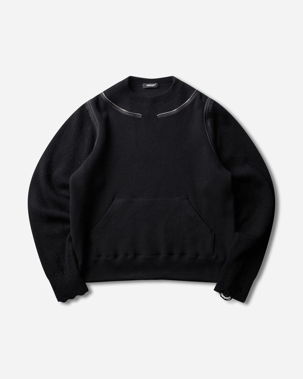 Undercover Black S Wool Zipped Hoodie for men