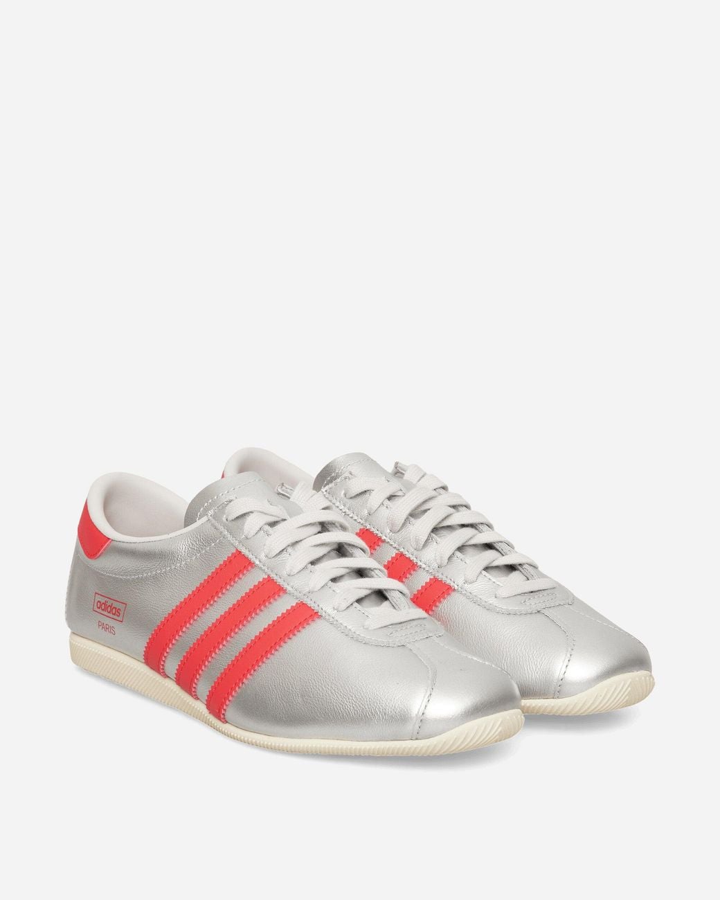 Adidas White S Paris Sneakers Metallic Pure Ruby