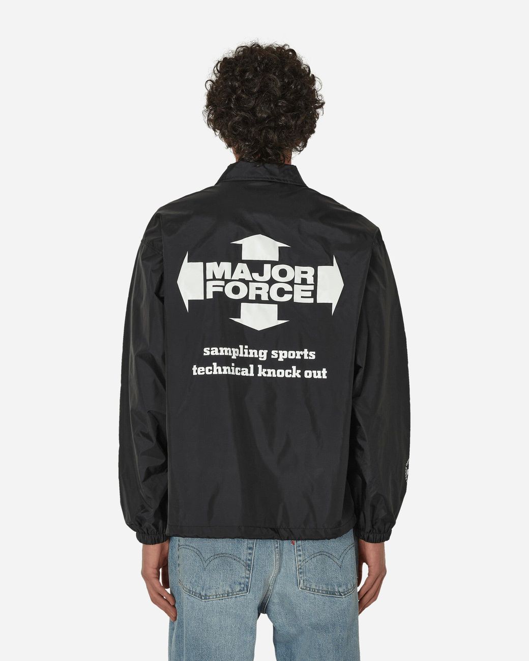Neighborhood Major Force Windbreaker Jacket in Black for Men Neighborhood Major Force Windbreaker Jacket in Black for Men
