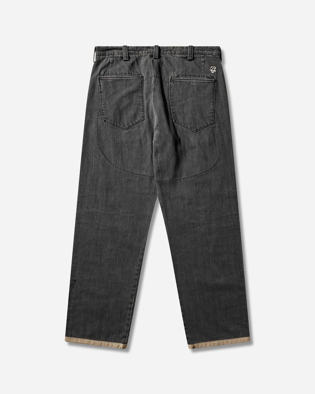 Chio White Men S 10 Pocket Double Knee Denim Pants Washed for men